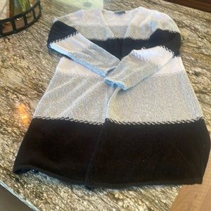 Fortune Ivy cardigan- Medium- black- grey- white